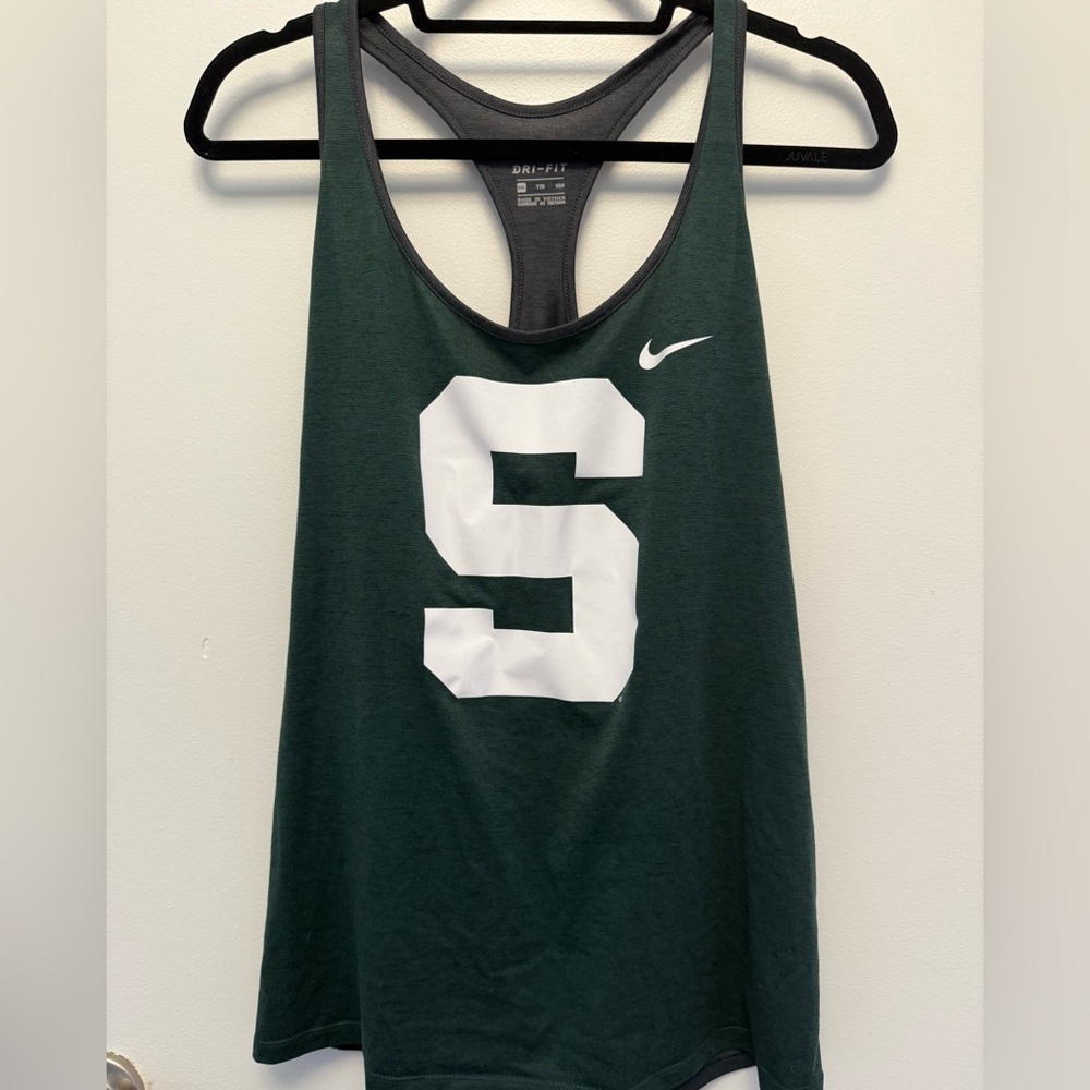 Nike Women's Dark Green Dri-FIT Tank